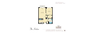 The Hudson 03 Floor Plan at The Hudson Apartments, Washington, DC 20005