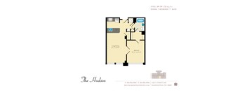 The Hudson 09 Floor Plan at The Hudson Apartments, Washington, DC 20005