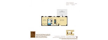 Floor Plan C2 Woodward at The Woodward Building Apartments, Washington, DC 20005