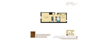 Floor Plan F Woodward at The Woodward Building Apartments, Washington, DC, 20005
