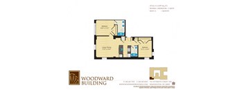 Floor Plan F1 Woodward at The Woodward Building Apartments, Washington, DC 20005