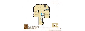 Floor Plan H Woodward at The Woodward Building Apartments, Washington, DC 20005