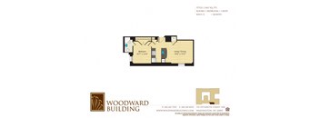 Floor Plan J Woodward at The Woodward Building Apartments, Washington, DC 20005