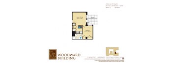 Floor Plan M Woodward at The Woodward Building Apartments, Washington, DC 20005