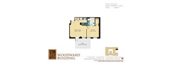 Floor Plan O Woodward at The Woodward Building Apartments, Washington, DC 20005