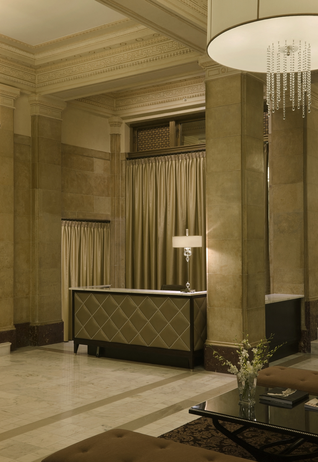 concierge desk at The Woodward Building Apartments, Washington, DC 20005