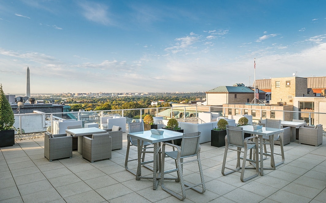 One-of-a-kind rooftop views at The Woodward Building Apartments Washington, DC 20005