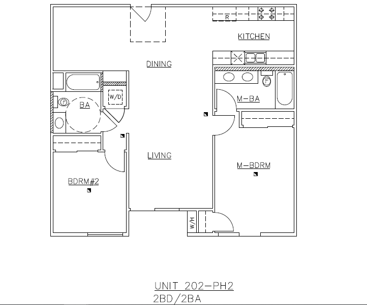 2 Bedroom, 2 Bath