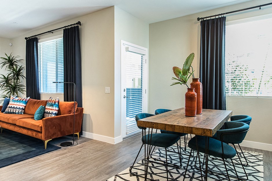 Dining room and living area 