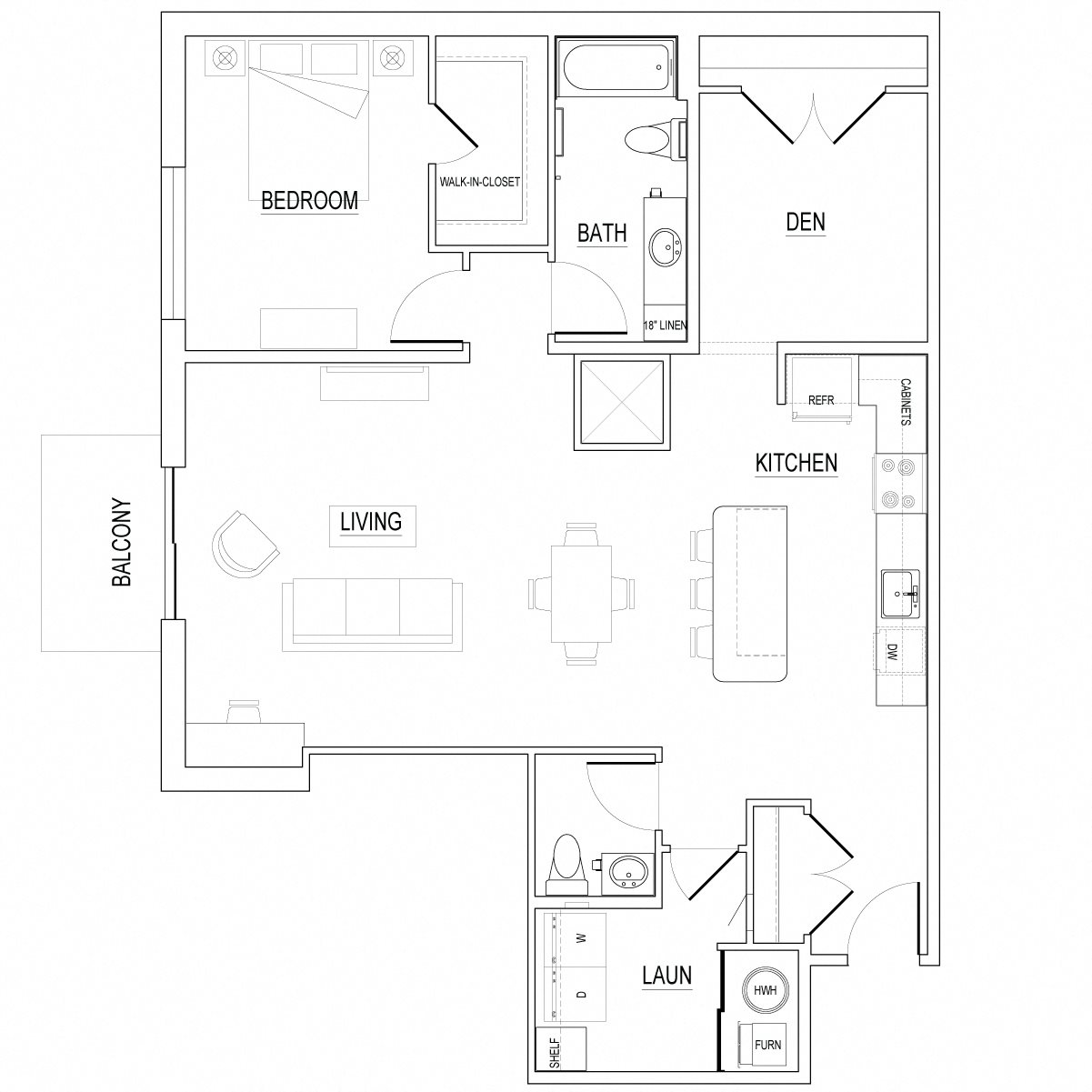 The Flagstone - 1206 SF Apartment The Flagstone - 1206 SF Apartment