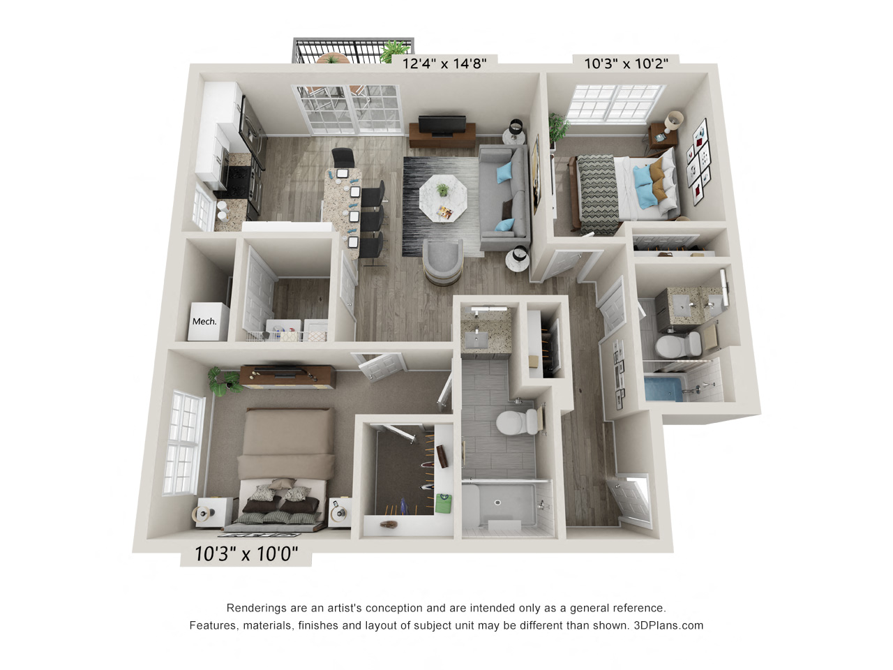 The Archway Style B floor plan