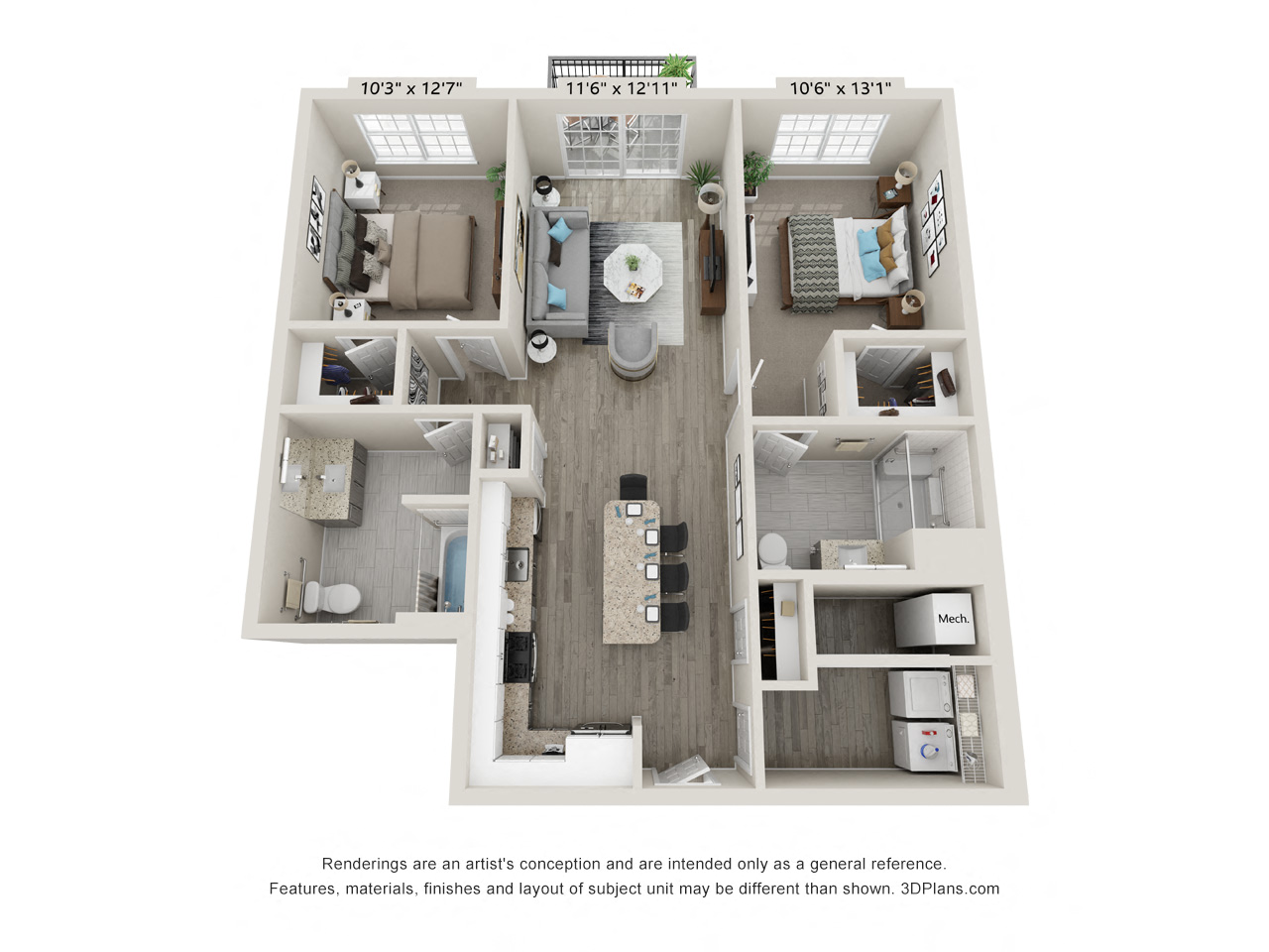 The Archway Style C floor plan