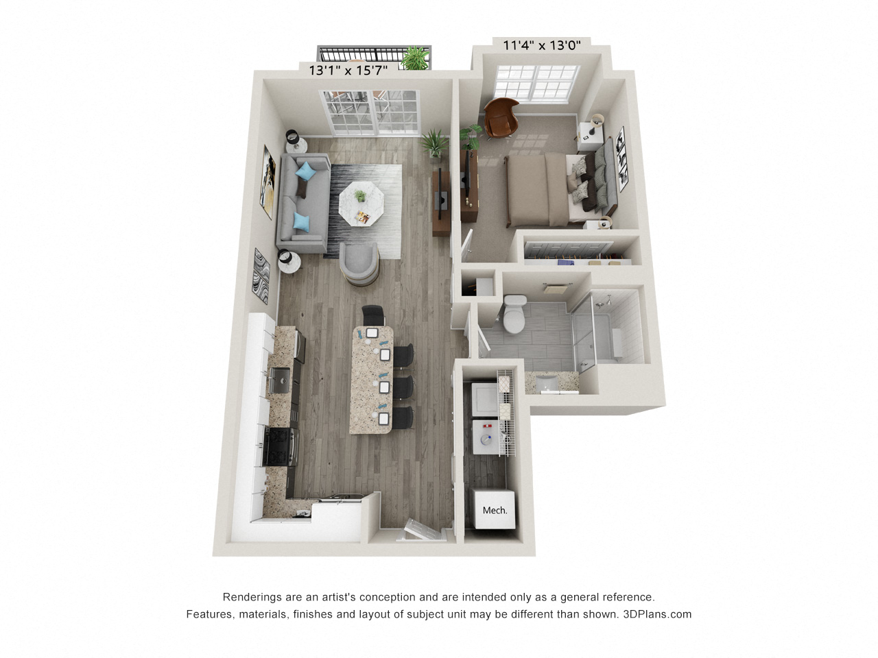 The Gable Style C floor plan