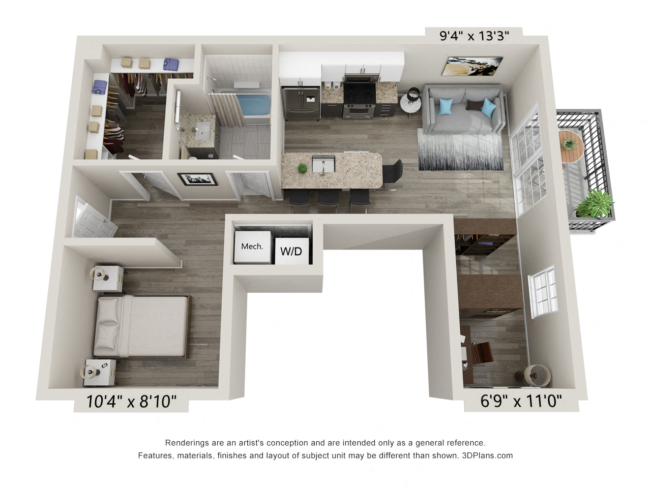 The Slate Style B floor plan