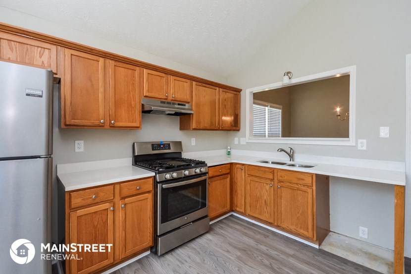 the kitchen is clean and ready for us to use