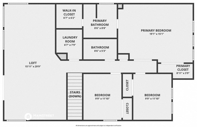 a blueprint of a floor plan for a house with three bedrooms and two baths