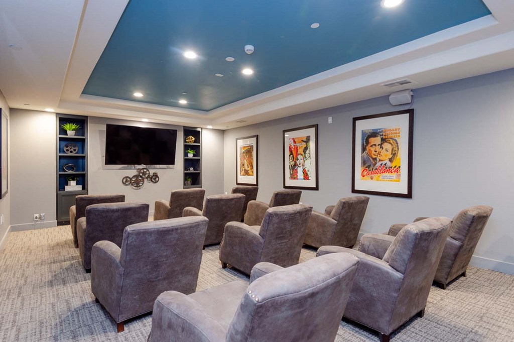 Media Room at Meridian Place, Northridge, CA