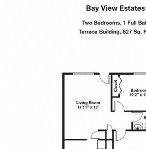 2 BR - Eat in Kitchen