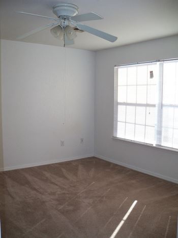 Ceiling fans in living areas in Gardens at Pryor Creek Apartments