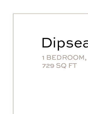 Dipsea - 1 Bedroom 1 Bath Floor Plan Layout - 803 Square Feet