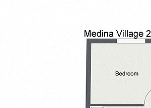 2 Bedroom 1 Bath, 802sf Floor Plan 2 Bedroom 1 Bath, 802sf Floor Plan at Medina Village Apartments - SPM, Medina, Integrity Realty LLC, OH, 44256