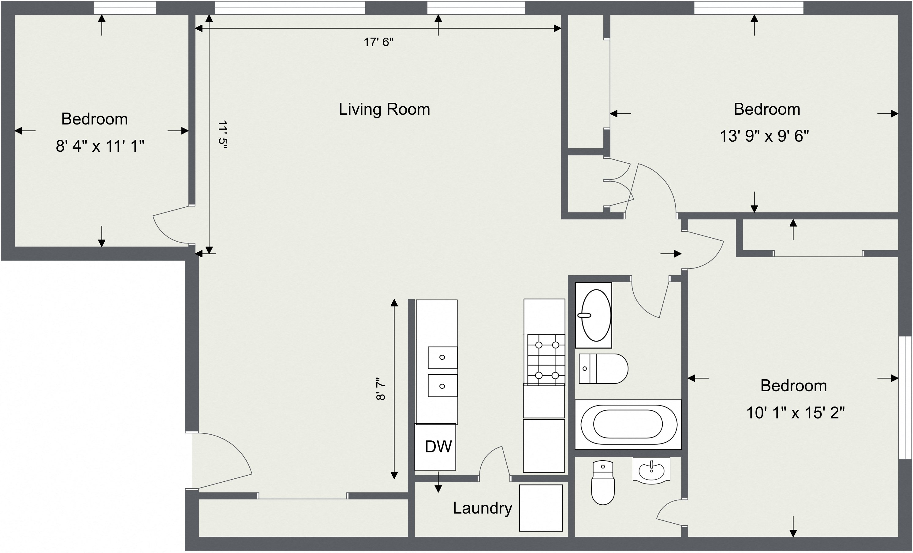 Medina Village 3 Bedroom, 1.5 Bath at  Integrity Medina Apartments,  Integrity Realty LLC, Medina, 44256