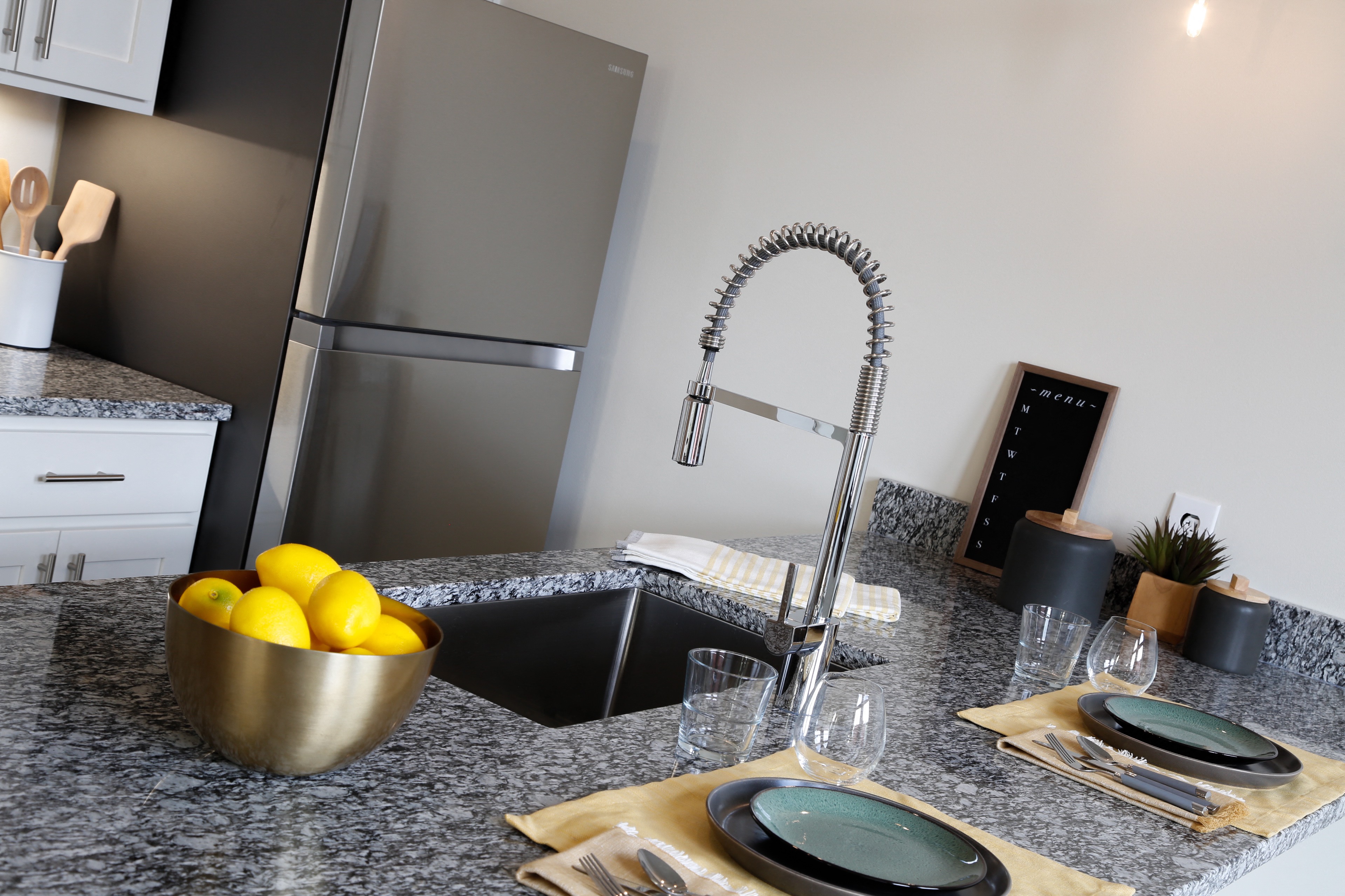 Kitchen detail at San Sofia Luxury Apartments , Integrity Realty LLC, Cleveland, 44113