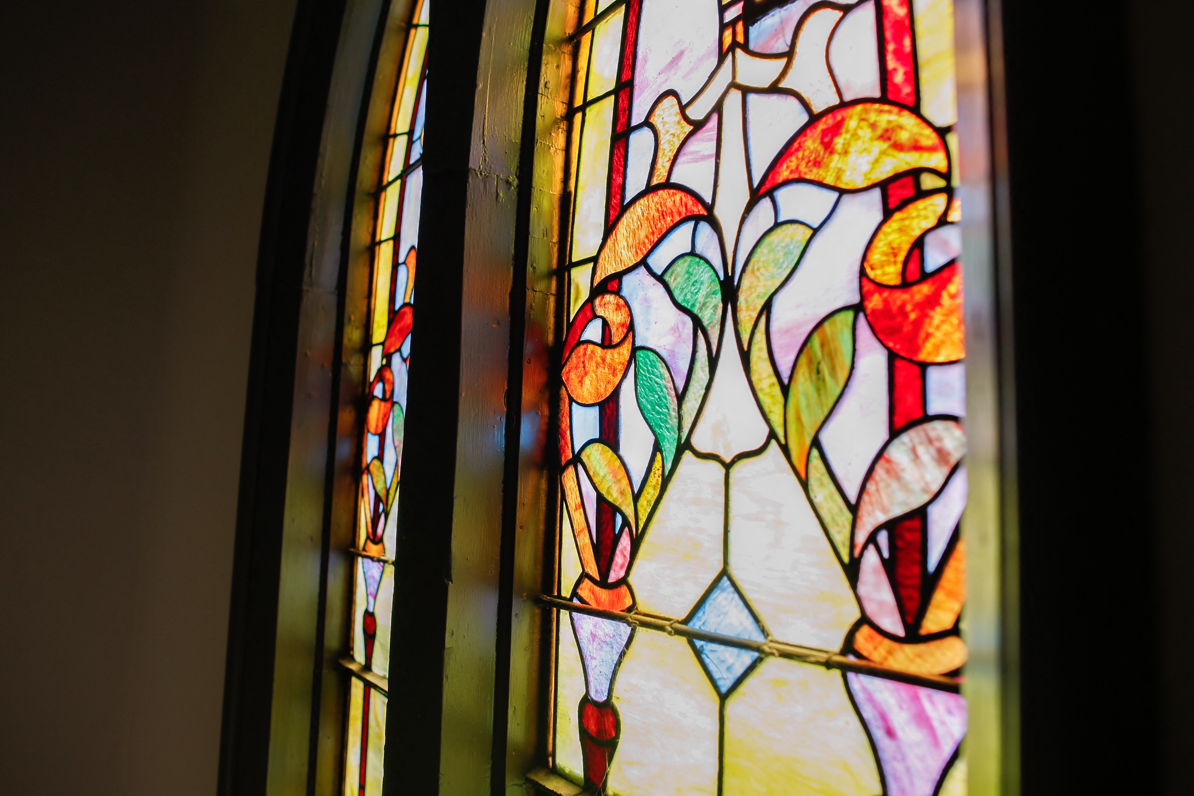 Stain Glass Windows at San Sofia Luxury Apartments, Cleveland, 44113