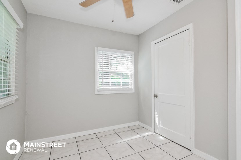 the living room is clean and ready to use