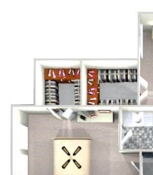 2 bedroom apartment floor plan