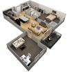 1 Bedroom 1 Bath + Den