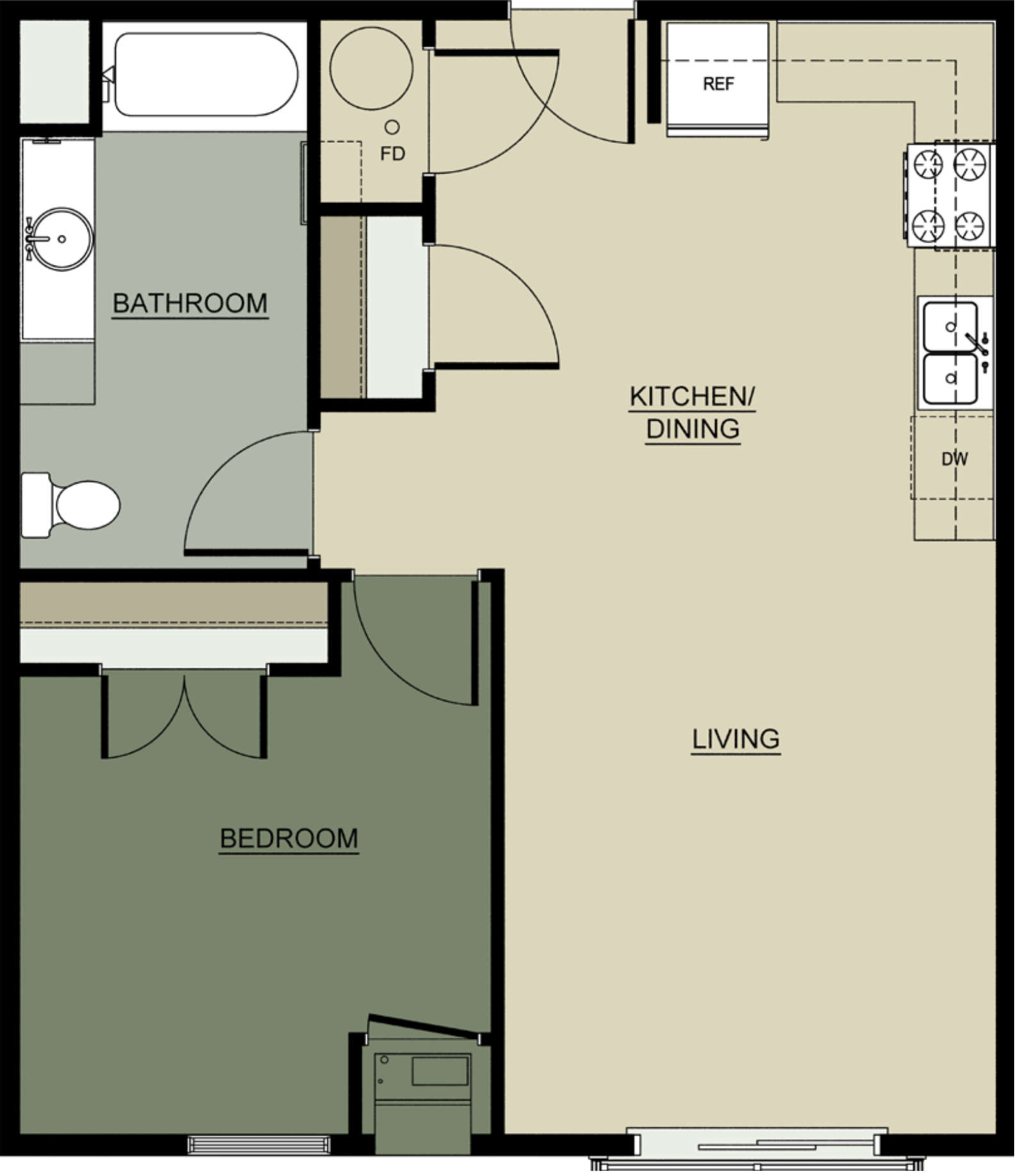 1601 15th Street SE 1-3 Beds Apartment for Rent - Photo Gallery 4