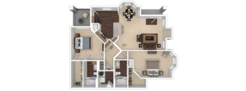 2X2 units available at Residences at SpringRidge Apartment Homes | Shreveport, LA