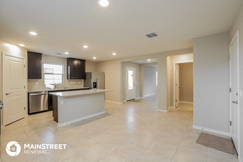 the kitchen and living room are spacious and open to the rest of the home