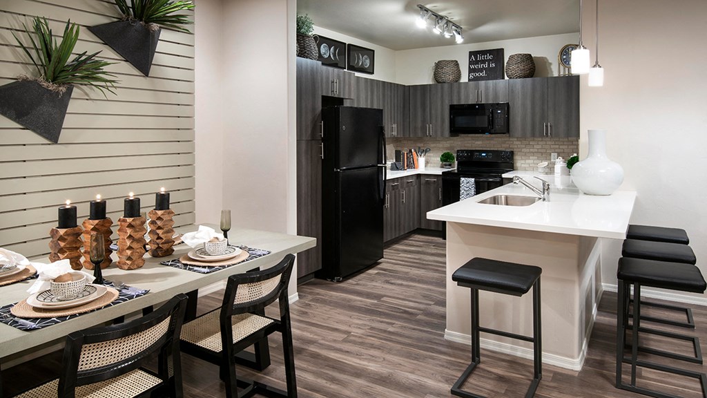 large kitchen