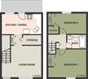 2-Bedroom, 1-Bath, Townhome