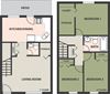 3-Bedroom, 1 1/2-Bath, Townhome
