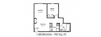 1 BD 1 BATH