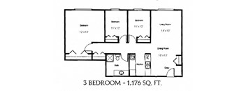 3 BED 1 BATH