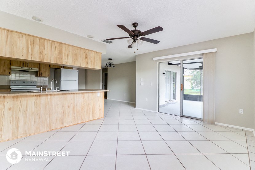 the kitchen and living room are clean and ready for you to use