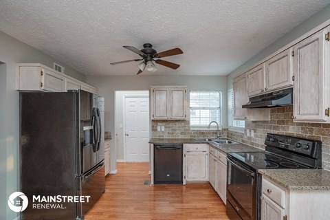 the kitchen is clean and ready for us to use