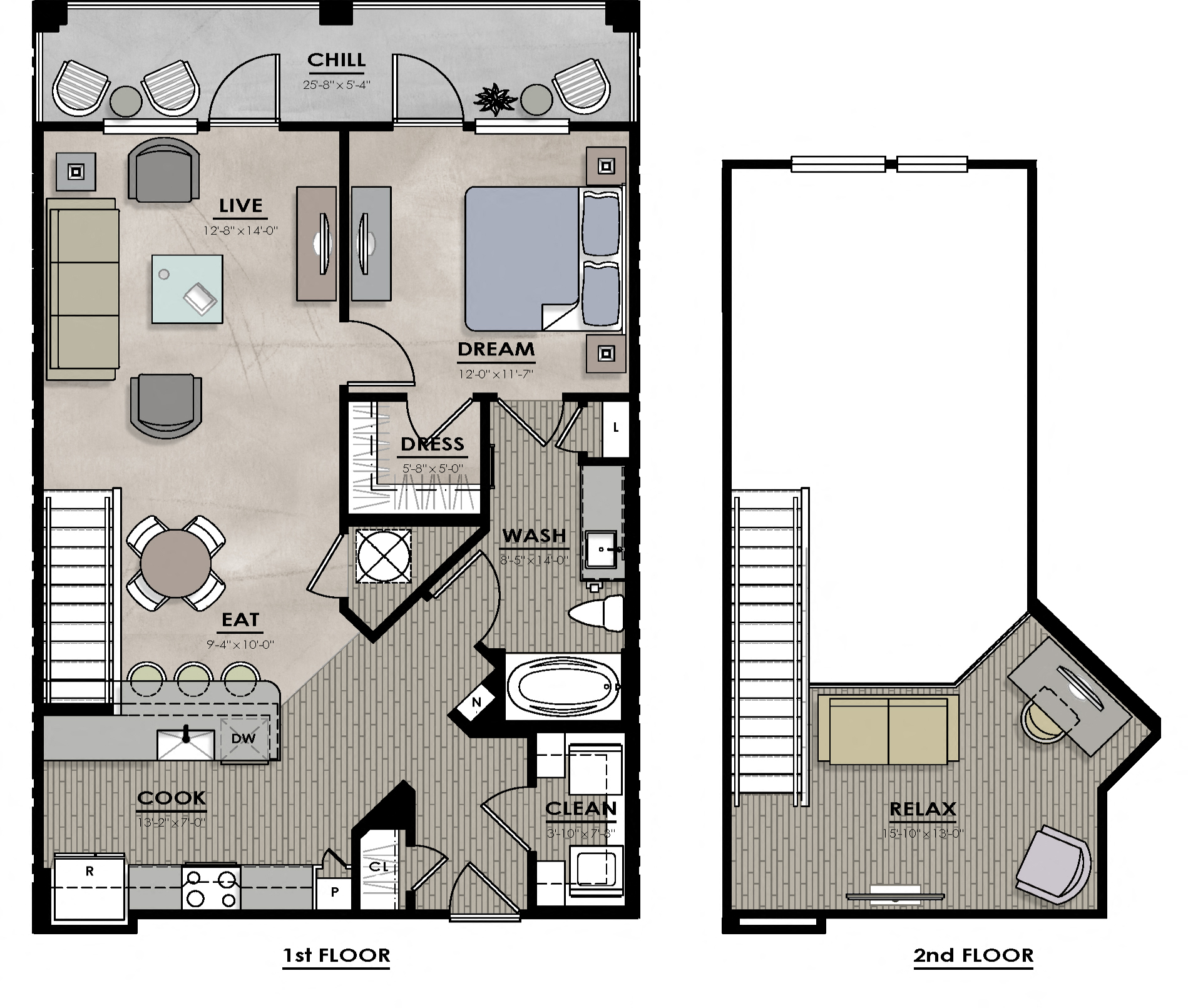 A4-4without LVT throughout at Harrison Apartments, Sarasota