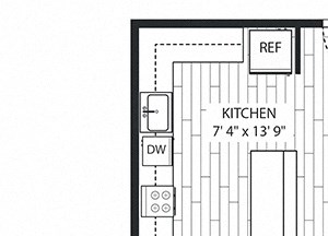 California Floor Plan California Floor Plan at The Sur, Arlington