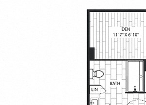 Chestnut Floor Plan Chestnut Floor Plan at The Sur, Arlington, VA