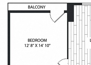 Coulter Floor Plan Coulter Floor Plan at The Sur, Arlington, Virginia