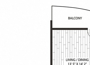 Gowen Floor Plan Gowen Floor Plan at The Sur, Arlington