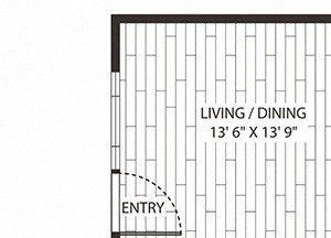 Laurel Floor Plan Laurel Floor Plan at The Sur, Arlington