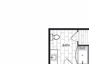 Sargent Floor Plan Sargent Floor Plan at The Sur, Virginia