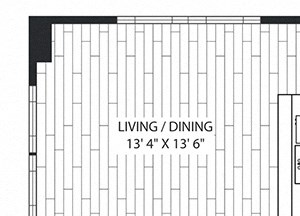 Tan-Oak Floor Plan Tan-Oak Floor Plan at The Sur, Arlington, 22202