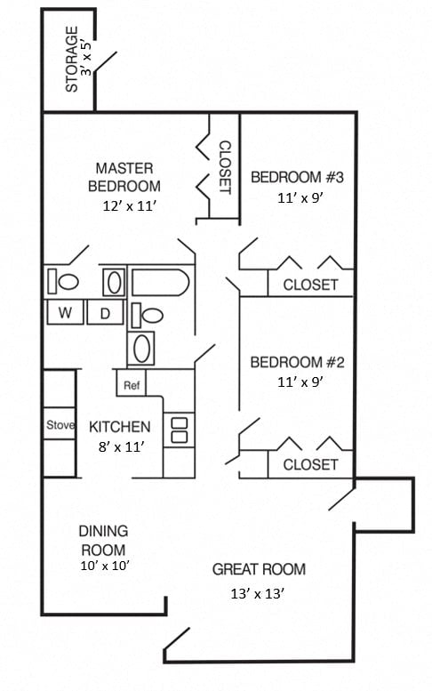 3 Bedroom